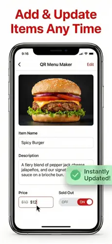 QR Menu Maker Feature: Mobile-Optimized Dashboard