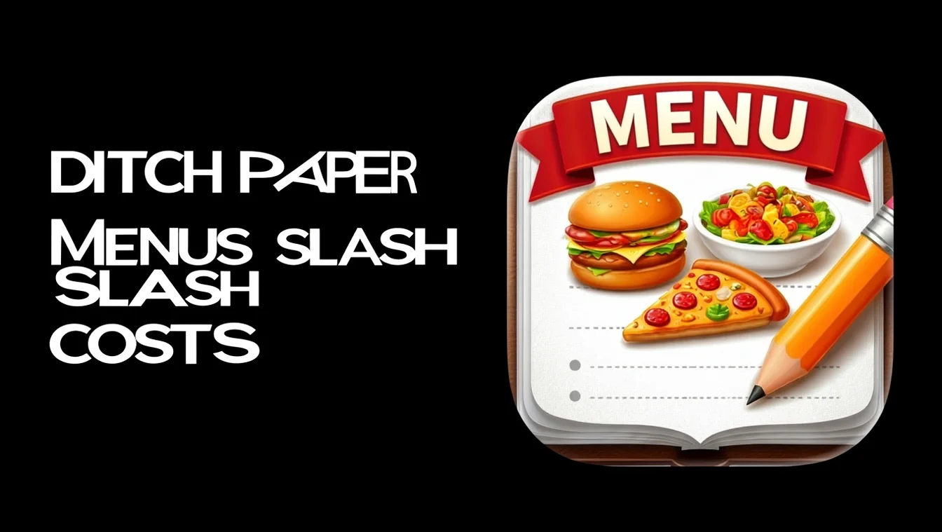 Stop Printing Paper Menus! How to Slash Costs and Manage Prices Instantly in 2026