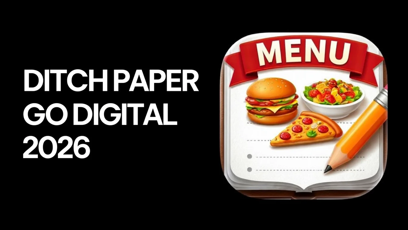 Stop Printing Paper Menus! Why Modern Restaurants Need to Go Digital in 2026